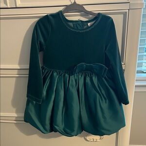 Cat & Jack Dark Green Formal Kids Dress